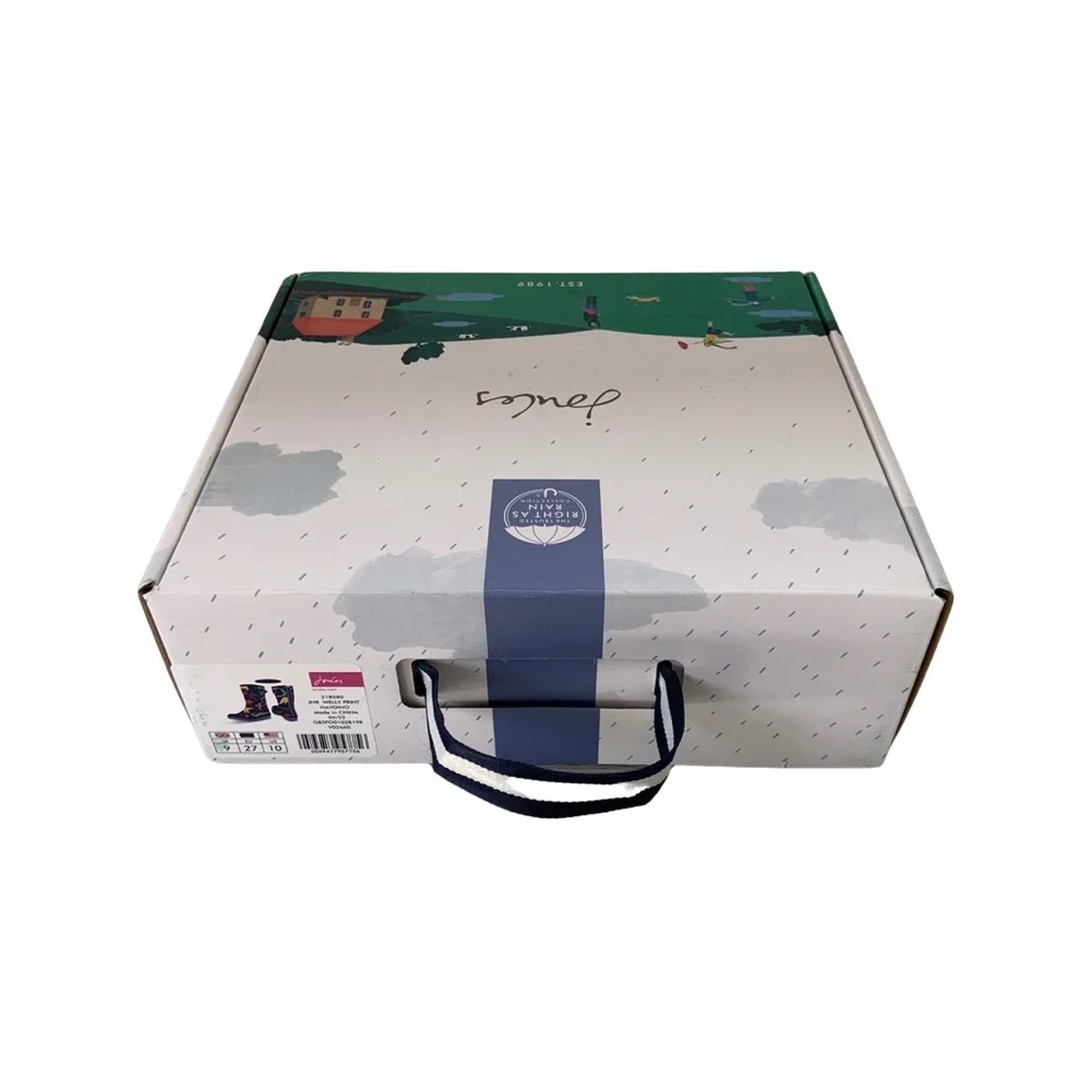 Joules Kids Navy Dinosaur Rain Boots